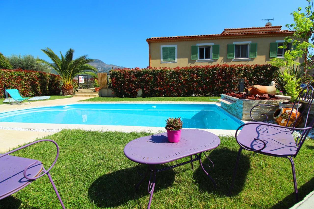 Coin Azur Des Amoureux Carros Exterior foto